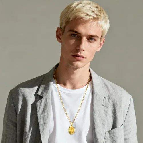 Miniatura 63 de Eusense San Miguel San Cristóbal San Benito San Judas Virgen María Collar chapado en oro 925 joyería religiosa para hombres y mujeres, collar