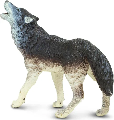 Miniatura 6 de Safari Ltd. Figura de lobo gris, figura detallada de plástico de 3.75 pulgadas, divertido juguete educativo para niños, niñas y niños a partir de 1