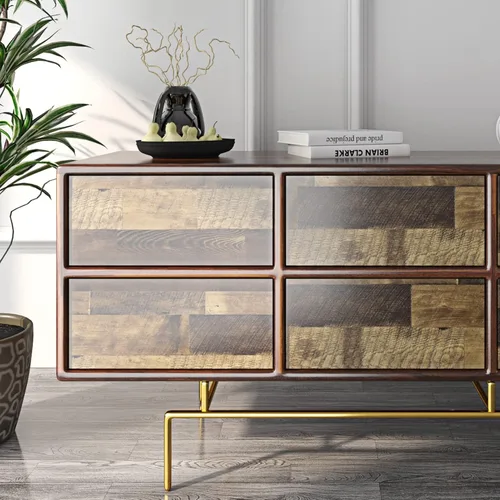Miniatura 4 de Livelynine Rollo de vinilo de madera recuperada, impermeable, tablones de vinilo para despegar y pegar, tablones de madera para paredes, cocina