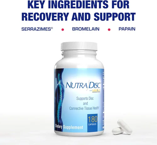 Miniatura 8 de Nutra - Suplemento de apoyo para disco y articulaciones, suplemento restaurador de ligamento y tendón para cartílago clínicamente formulado