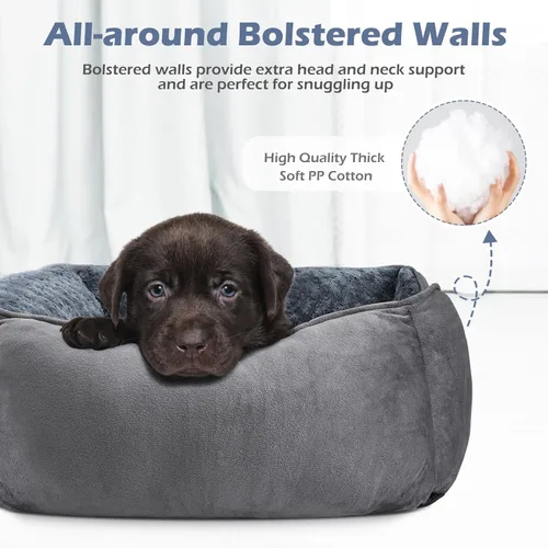 Miniatura 2 de INVENHO Cama XXL para perros grandes, medianos y pequeños, cama rectangular lavable para perro, cama ortopédica para perros, cama suave y relajante
