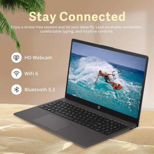 Miniatura 3 de HP Portátil empresarial 255 G10, pantalla FHD de 15.6 pulgadas, AMD Ryzen 5 7530U, 32 GB de RAM, SSD PCIe de 1 TB, teclado numérico, cámara web