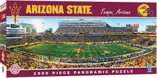 Miniatura 55 de MasterPieces Rompecabezas de 1000 piezas – NCAA Texas A&M Aggies vista panorámica del estadio de fútbol americano, divertido para adultos y familia