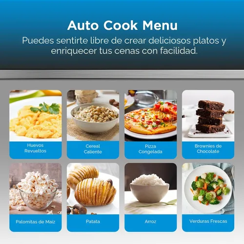 Miniatura 6 de Midea MMO12S3ASTZ Microondas de sobremesa, 1.2 pies cúbicos Microondas delgados con cocción por sensor, Microondas de acero inoxidable, 1000W
