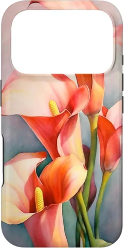Miniatura 30 de Calla Lilies Flower Floral Watercolor Case for iPhone 17