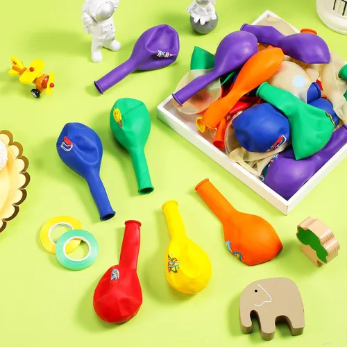 Miniatura 4 de Capoda 60 globos de ciencia para fiestas, globos de látex científicos, decoración de cumpleaños con temática científica para el aula, suministros