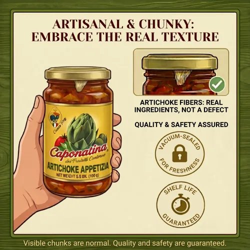 Miniatura 3 de Contorno Aperitivo de alcachofa Caponatina 10.5 oz Ideal para Bruschetta Hecho en Italia