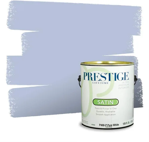 Miniatura 650 de Pintura Exterior + imprimación PRESTIGE, todo-en-uno, 1 galón, acabado mate, color comparable al Valspar* Royal Gray* VS151-Gris real