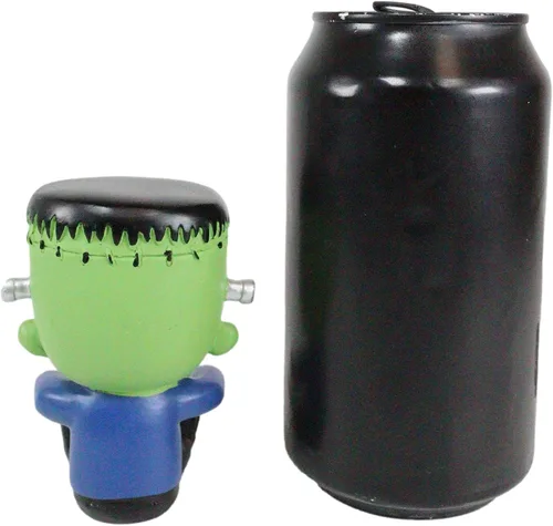 Miniatura 5 de Ebros Frankie The Frankenstein Furrybones - Figura pequeña de 3 pulgadas de alto, huesos peludos, esqueleto, monstruo, estatua de decoración como