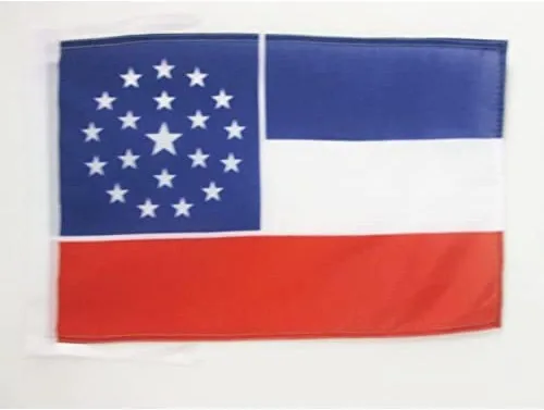 Miniatura 1157 de Bandera de México AZ FLAG, 45.7 x 30.5 cm, con cordones - Pequeñas banderas mexicanas de 30 x 45 cm - Bandera de 45.7 x 30.5 cm