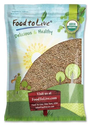 Miniatura 10 de Food to Live Granos de semillas de girasol tostados en seco orgánicos, 8 onzas sin OMG, sin sal, asados al horno, sin aceite añadido, sin cáscara