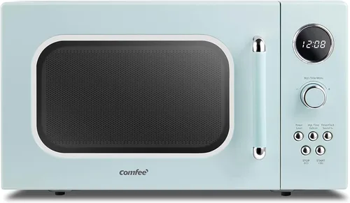 Miniatura 9 de COMFEE' CM-M093ARD - Horno microondas retro con 9 programas preestablecidos, cocción rápida de varias etapas, función de reinicio del plato