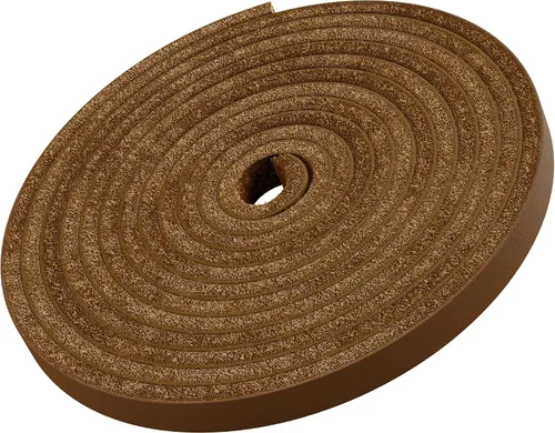 Miniatura 17 de TOFL Correas de cuero para manualidades y cordones de béisbol 2 piezas de 72 pulgadas de largo x 1/4 pulgadas de ancho x 1/8 pulgadas de grosor