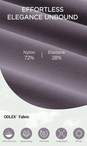 Miniatura 6 de ODODOS - Leggings tipo capri de mujer, no se traslucen y modelan el abdomen, con cintura alta y bolsillos para hacer yoga, atletismo, ejercicio