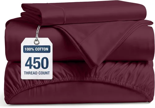Miniatura 43 de LANE LINEN - Sábanas tamaño Split King para cama ajustable, 450 hilos, 100% algodón, 2 sábanas bajeras individuales XL, con bolsillo profundo