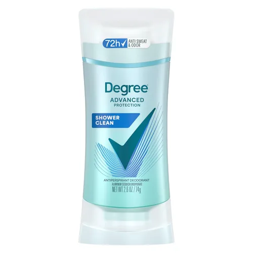Degree Advanced Protection - Desodorante antitranspirante limpiador de ducha para control de sudor y olor de 72 horas para mujeres, con tecnología