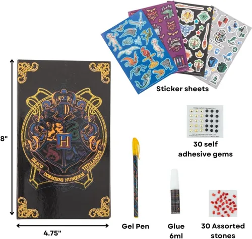 Miniatura 2 de Innovative Designs Harry Potter - Juego de diario brillante para niños, con calcomanías y gemas