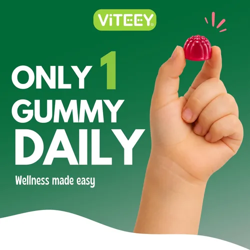 Miniatura 5 de Viteey - Gomitas de zinc para niños, 15 mg, sabrosas gomitas masticables con sabor a bayas Immune Support - Powerful Natural Antioxidant, Kids