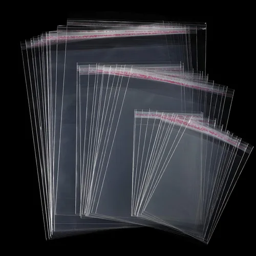 Miniatura 7 de Zonon 240 piezas de bolsas de celofán transparentes autoselladas, fundas transparentes para enmarcado de arte, impresión de fotos y envoltorios
