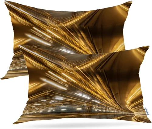 Miniatura 12 de Batmerry Flowers with Stems Throw Pillow Covers, Beautiful Floral Decorative Pillow Covers Digital Printing Blended for Couch Sofa Bed Invisible