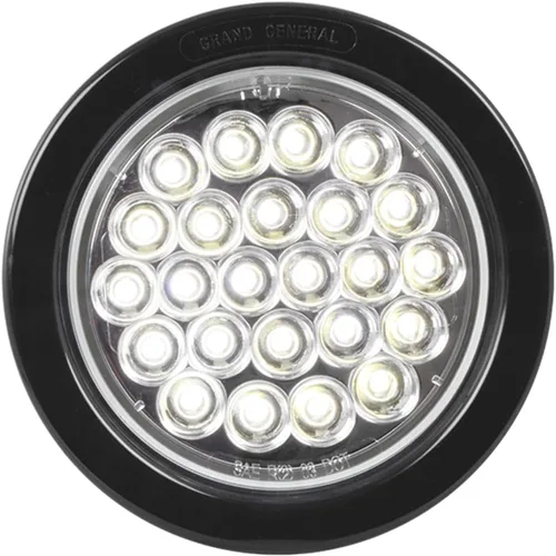 Miniatura 8 de GG Grand General 78244 Luz LED roja/transparente (4" Pearl Ss aro y cable, lente)