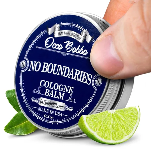 Miniatura 13 de Handy Hound Occo Bobbo Colonia sólida para hombres, aroma a bourbon y sándalo, bálsamo concentrado de 0.5 onzas, mezcla suave de barril de roble