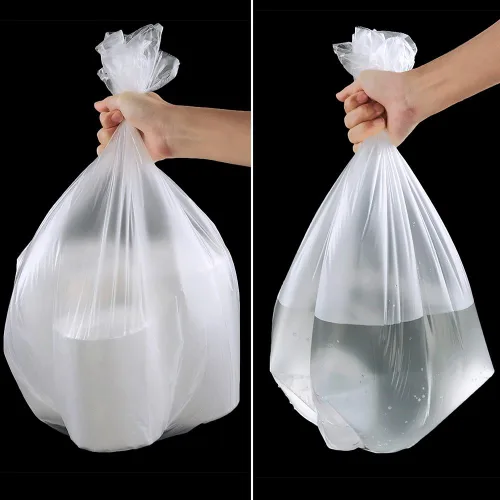 Miniatura 4 de Idomy Bolsa de basura transparente de 18 galones, resistente, 100