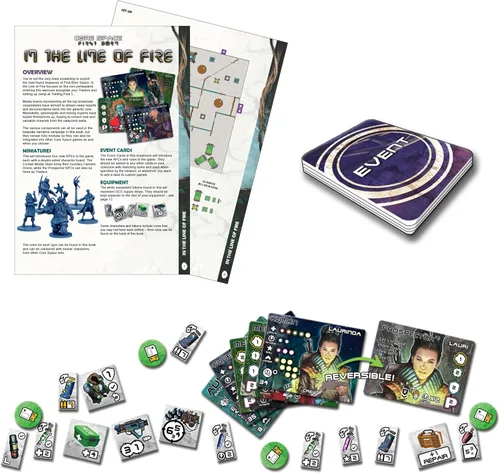 Miniatura 3 de Core Space First Born: in the Line of Fire Expansion - Battle Systems Cooperative/Solo SciFi Dungeon Crawler Juego de mesa