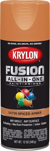 Miniatura 78 de Krylon Fusion - Pintura en aerosol adhesiva todo en uno para uso en interiores y exteriores, 12 onzas, aluminio Icy Grape