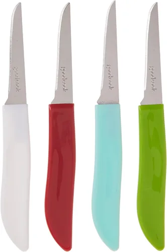 Miniatura 4 de GoodCook Everyday - Cuchillos dentados con mango doble remachado, juego de 2, color negro