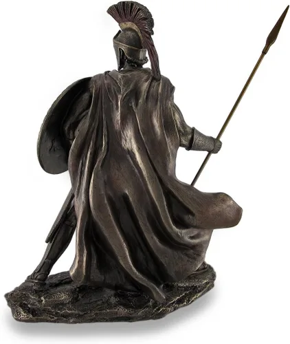 Miniatura 4 de Veronese Design Leónidas, rey guerrero griego, estatua escultórica bronceada