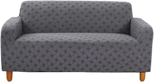 Miniatura 30 de Fundas elásticas para sofá de 1/2/3/4 plazas, funda para sofá biplaza/sillón, funda de sofá modular en forma de L, protector universal de muebles