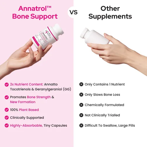 Miniatura 2 de Annatrol Bone & Heart Wellness Tocotrienoles de Achiote Premium y Geranilgeraniol (GG) Complejo de Vitamina E Fórmula Nutricional Avanzada