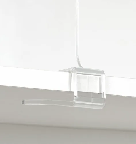 Miniatura 6 de HBlife Paquete de 8 separadores de estantes transparentes, organizador vertical de bolso para armario, perfecto para suéteres, camisas, bolsos