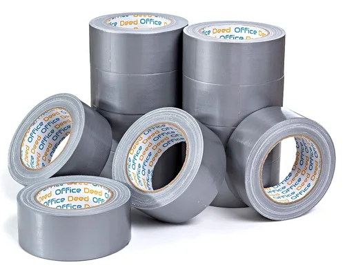 Cinta adhesiva resistente al agua, 30 yardas x 2 pulgadas, paquete de 12 rollos, cinta adhesiva gris para todo tipo de clima, fuerte, sin residuos,