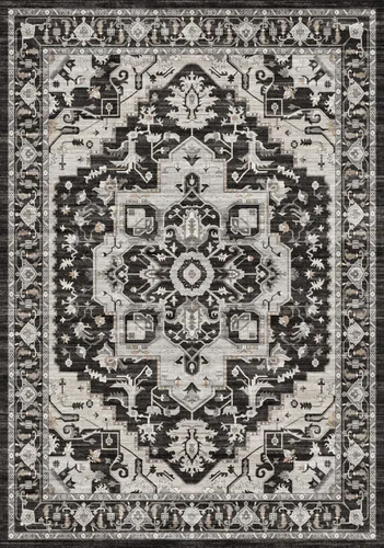 Miniatura 13 de Alfombra lavable para entrada de 2x3 pies - Alfombra pequeña de entrada vintage desgastada oriental antideslizante que no suelta pelusa, suave