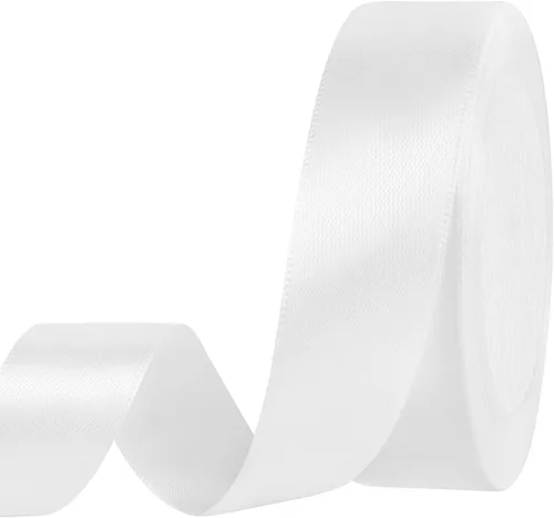 Miniatura 57 de SHOWIN - Cinta de satén morada de doble cara de 1 1/2 pulgadas x 50 yardas continuas para envoltura de regalos, decoración de boda y ramos florales