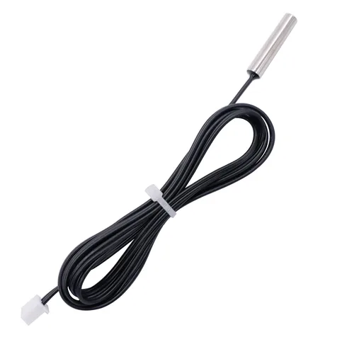 Miniatura 2 de TWTADE 5 sensores de temperatura de termistor 1M 10K B3950, capaces de soportar -25 a 257.0 °F, sondas sensibles con sensor de temperatura NTC tiene