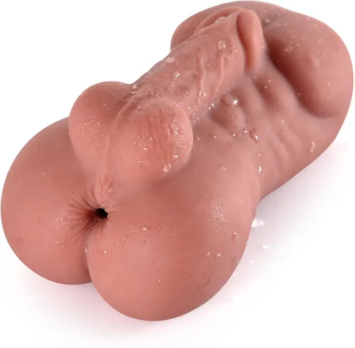 ferch Masturbador anal masculino con gran ano, masturbador de trasero realista de 0.54 kg con caderas exuberantes y ano apretado para masturbación