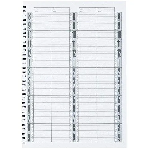 Miniatura 2 de BURMAX Salon Beauty Hair DL Pro - Libro de citas de 4 columnas - BK-DLC203