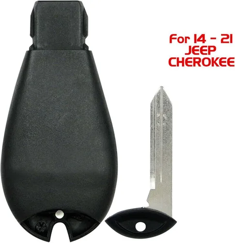 Miniatura 3 de Lote de 2 llaveros de repuesto sin llave compatibles con Jeep Cherokee 2014 - 2021