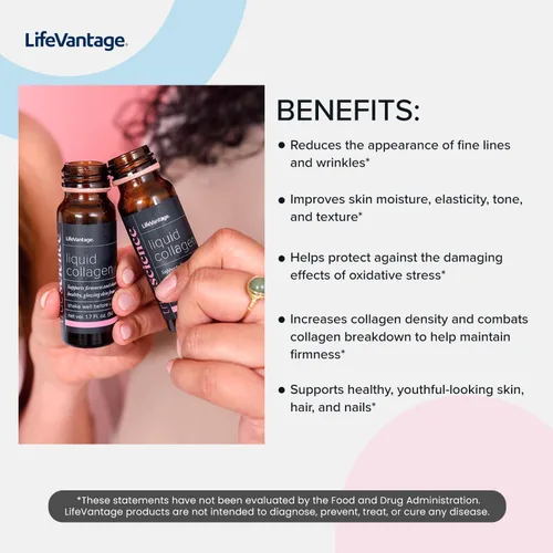 Miniatura 6 de TrueScience - Bebida líquida de colágeno para una piel brillante y de aspecto más firme, suplemento de péptidos de colágeno para mujeres y hombres
