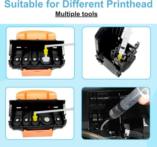 Miniatura 2 de Kit de limpieza de impresora para Epson, Kit de limpieza de cabezal de impresión para HP, limpiador de cabezal de impresora de inyección de tinta