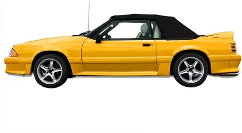 Sierra Auto Tops & Seats Parte superior convertible para Ford Mustang 1991-1993, color negro, vinilo PinPoint, repuesto superior convertible con