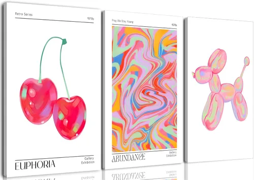 Miniatura 8 de Juego de Arte de Pared con Marco de Madera de Matisse de 3 Pósteres Abstractos de Henri Matisse Mercado de Flores Vintage Impresiones en Lienzo