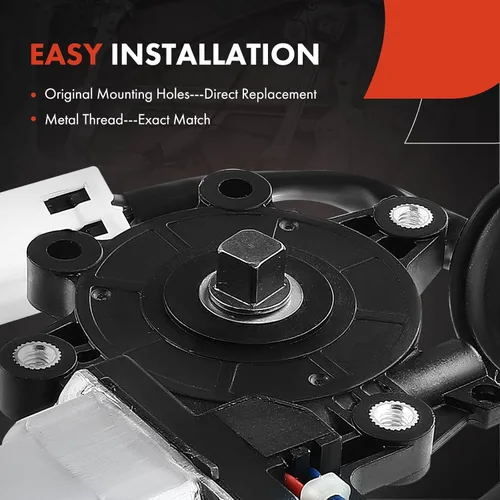 Miniatura 5 de A-Premium Motor de elevación de elevalunas eléctrico delantero izquierdo compatible con Nissan 350Z 2003-2009 e Infiniti G35 2003-2007, lado