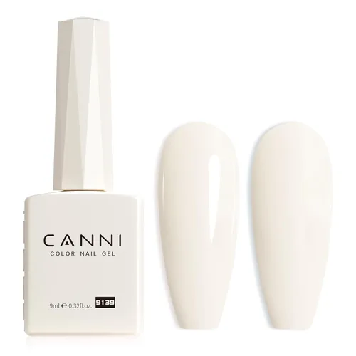 Miniatura 70 de CANNI - Esmalte de uñas de gel rosa claro - 1 unidad de 0.5 onzas, color rosa bebé, color rosa pálido de alto brillo, esmalte de uñas con remojo UV