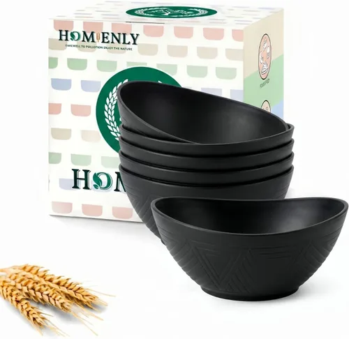 Miniatura 11 de Homienly Tazones para servir de 9.6 pulgadas, platos grandes para servir para fiestas de boda, 60 onzas para ensalada, guarniciones, pasta