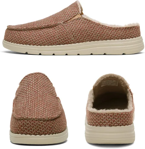 Miniatura 2 de Bruno Marc Pantuflas cómodas y mullidas para mujer, de piel sintética, para interiores y exteriores