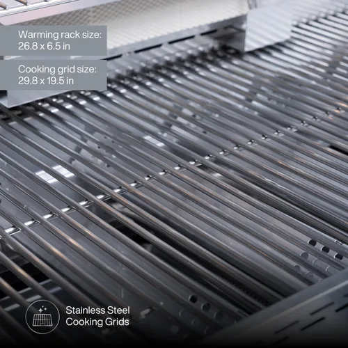 Miniatura 7 de Spire Cabezal de isla de gas integrado de 5 quemadores premium, parrilla de propano de acero inoxidable de 30 pulgadas con quemador trasero, 63,000